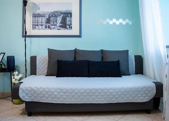 Apartament H7 Attico Blu Quadrilatero Romano Pochi Passi Dal Museo Egizio Turyn