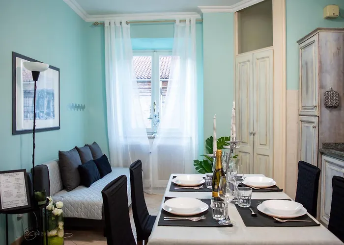 H7 Attico Blu Quadrilatero Romano Pochi Passi Dal Museo Egizio Apartament Turyn